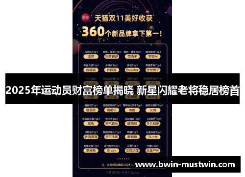 2025年运动员财富榜单揭晓 新星闪耀老将稳居榜首