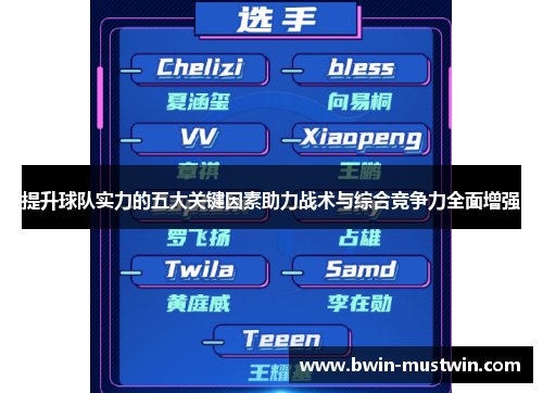 提升球队实力的五大关键因素助力战术与综合竞争力全面增强