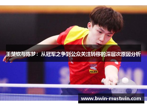 王楚钦与陈梦：从冠军之争到公众关注转移的深层次原因分析